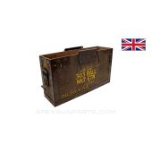 British .303 Ammo Box, No Lid, Wood *Good*