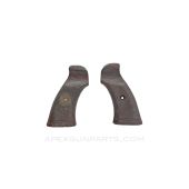 Enfield #2 Mk I Grips, Walnut, with Brass Disc *Good*