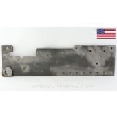 Browning 1919 Left Hand Side Plate (LHSP) .30-06 with Pintle Reinforcement Plate and Extractor Cam *Good* 