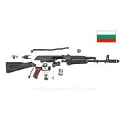 Bulgarian AK-74 Parts Kit, 16" US Barrel, Plum Polymer Furniture, 5.45x39 *Excellent* 