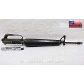 Colt 601 M16 Upper Assembly, 20" Barrel, w/ Early Slick Side Chrome Bolt Carrier Assembly, Duckbill Flash Hider *Good* 