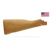 AK-47 / AKM Basswood Buttstock, No Hardware, US Made 922(r) Compliant, NATO Length, Blemished *NOS* 