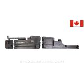 BREN MK1m Torch Cut Receiver Sections, w/ Rear Sight, No Front Piece, 3 Sections *Good* 