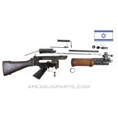 Israeli FAL Light Rifle Parts Kit, Wood Stock, Early, 7.62X51 NATO *Good*
