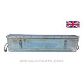 BREN MG Transit Chest, 50", With Side Bumpers, Painted, *Fair*, Sold *As Is* 