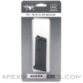 Factory Glock 42 Magazine, 6rd, .380 ACP, Factory Packaging, *NEW*
