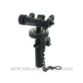 T&E Mechanism, Fits M3 Tripod & M2 .50 Browning, No Pin or Lock Lever, *Good to Very Good*, Sold *As Is*