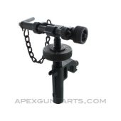 T&E Mechanism, Fits M3 Tripod & M2 .50 Browning, Complete with Long Pin, *Good to Very Good*