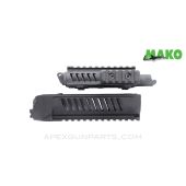 FAB Defense VZ-58 Handguard Set, w/ Upper Insert, Polymer, Black *Good*