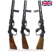 Webley-Schermuly Gas / Riot Gun, Wood Stock, Metal Alloy, 37mm *Well USED* 