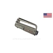 Colt M16 Early Upper Receiver with Ejection Port Cover and Rear Sight, No Forward Assist, Grey Finish *Good* 