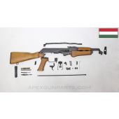 Hungarian AK-63F Fixed Stock Parts Kit, w/ Wood Grip, Matching, 7.62x39 *Excellent*