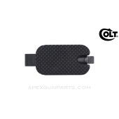 Colt AR-15 A1 / A2 Trap Door Assembly for Butt Plate w/Thumb Latch, Checkered Black Aluminum *NOS* 