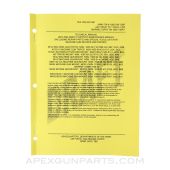 Technical Manual for Machine Gun Mounts & Tripods M3 / M122 / M192 / M142 / M197 / 6650 / MK64 / MK93, Paperback, TM 9-1105-245-13&P