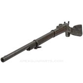 Rolling Block Short Rifle,  Wall Hanger / Antique, Wood Stock, Brass Butt Plate *Good*