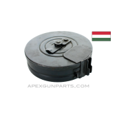 Hungarian PPSH-41 Drum Magazine, 71rd, 7.62x25, Broken Cartridge Guide, *Good*