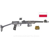 PPs-43 Parts Kit with Trunnion and Top Folder Stock, Type 2 Demil, Polish, 7.62X25 *Very Good* 