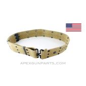 M1936 Pistol Belt, Khaki Canvas, Reproduction, *Very Good* 