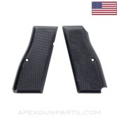 Browning FN Model 1935 Grips, w/ Lug, Hi-Power, 9mm Inglis. Mfg, *New Manufactured*