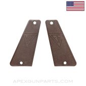 Radom 35 VIS Grips, Early Style, Brown Polymer, *New Manufactured*