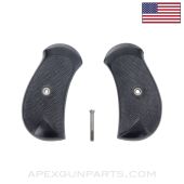 Webley MKI Service Revolver Grips, w/ Screw, .455, *New Manufactured*