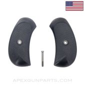 Webley MKII/MKIII/MKIV/MKV Service Revolver Grips, w/ Screw, .455, *New Manufactured*