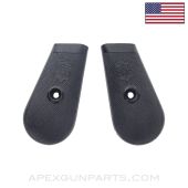 Mauser 1896 Broomhandle MW Grips, Black Polymer, Checkered, *New Manufactured*