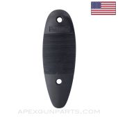 Remington 870 Wingmaster Shotgun Buttplate, Black Polymer, 12/16/20 Gauge, *New Manufactured*