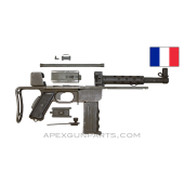 French MAT-49 Parts Kit, 9" Barrel, Collapsible Stock, With Grip Safety, 9mm, Model 1, *Good* 