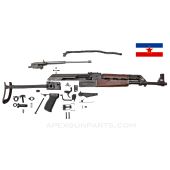 Yugoslavian M70AB Folding Stock Parts Set w/ Original Populated Barrel, Milled, 7.62x39 *Good* 