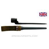 Enfield #4 Spike Bayonet With Victory Scabbard *Good*