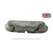 Enfield #5 Buttpad, Rubber, With Melted Rubber *Good* 