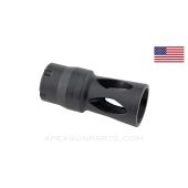 PKM Short Flash Hider, Nitride Finish, M18x1.5LH Threads, 7.62X54R, U.S. Made 922(r) Compliant part *NEW* 