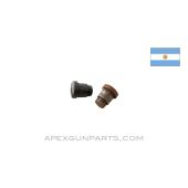 Argentine Ballester-Molina 1911 Pistol Grip Screws, Set of 2, Blued *Good*