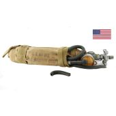 USAF H-1 Bailout Breathing Oxygen Bottle, 42GT7365, w/Canvas Carrier *Used* 
