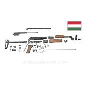 Hungarian AK-63D AMMS Under Folder Parts Kit w/Wood Grip, 7.62x39 *Good* 
