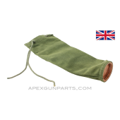 Lee-Enfield Rifle Muzzle Cover, OD Green Canvas *Very Good*