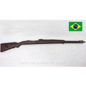 Brazilian 1908 Mauser Stock Set, Floral Cartouche, 43.5", *Fair*