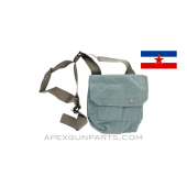 Yugoslavian M76 / M77 Magazine Pouch, 4-Cell, Canvas, *Good* 