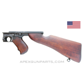Thompson M1 Lower Receiver Assembly, w/ Buttstock and Pistol Grip, Full-Auto, .45 ACP, *Very Good* 