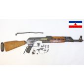Yugoslavian M70B Milled AK-47 Parts Set w/ Original Populated Barrel, Torch Cut Receiver Ends, Wood Stock, Matching, 7.62x39 *Very Good* 