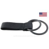 Galls Molded Nylon Double Ring Flashlight Holder *Very Good*