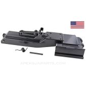 PKM Top Cover, Complete, w/ Rear Sight Assembly, Black,  U.S. Made *NEW* 