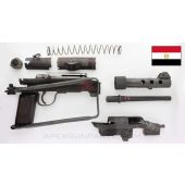 Egyptian Port Said M45 Parts Kit, w/ Barrel, Side Folding Stock & Torch Cut Demilled Receiver Section, 9X19 *Very Good* 