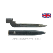 Enfield #9 Bayonet and Scabbard, *Good* 