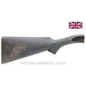 Holland & Holland Side-by-Side Buttstock, Cracked Wood, Sold *As Is* 