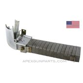 Browning M2 / M3 .50 Cal. Link Chute Adapter, 90 Degree, Right Side Feed, Steel *Good* 