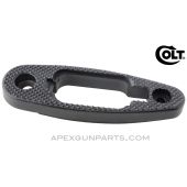 Colt AR-15 A2 Butt Plate Assembly, W/O Trap Door, Checkered Black Polymer, *NEW* 