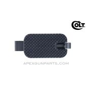 Colt AR-15 A2 Trap Door Assembly for Butt Plate w/Thumb Latch, Checkered Black Polymer *NEW* 