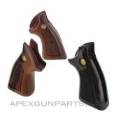 Taurus Revolver Wood Grips, Large Frame, Square Butt, Checkered, *NOS* 